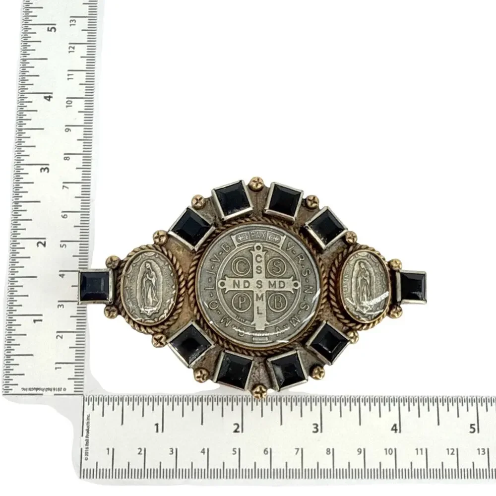 VIRGINS SAINTS & ANGELS VSA San Benito Goddess Buckle - Jet